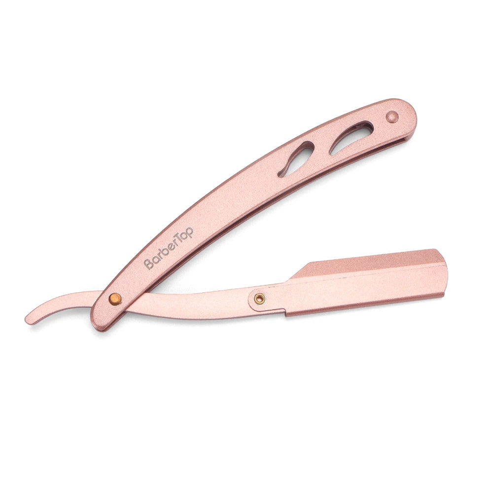 Men's Folding Shavette Razor – Replaceable Blades, 5 Colors