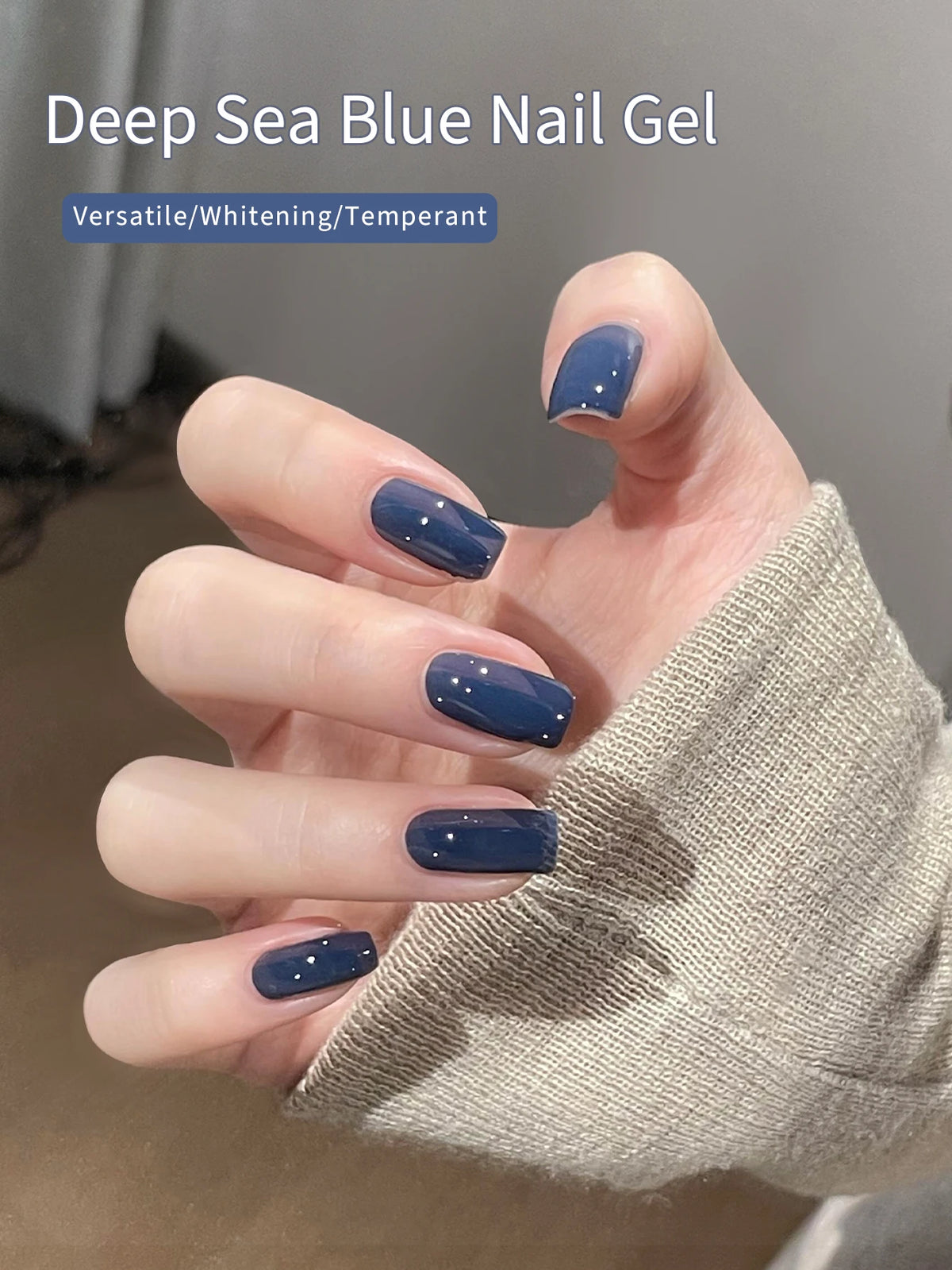 16ml Sea Blue UV Gel Nail Polish – Semi-Permanent Soak Off