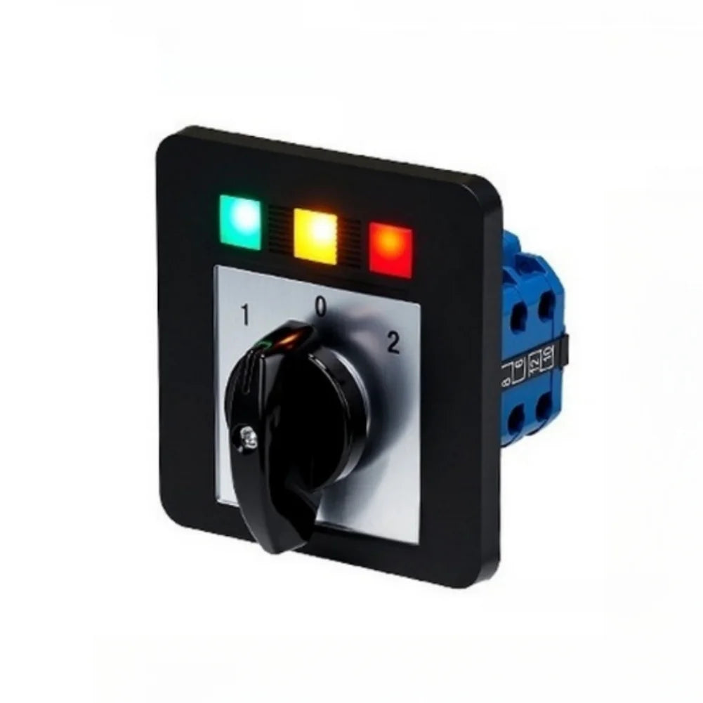 SZW26 20A Illuminated Cam Rotary Changeover Switch 3-Position