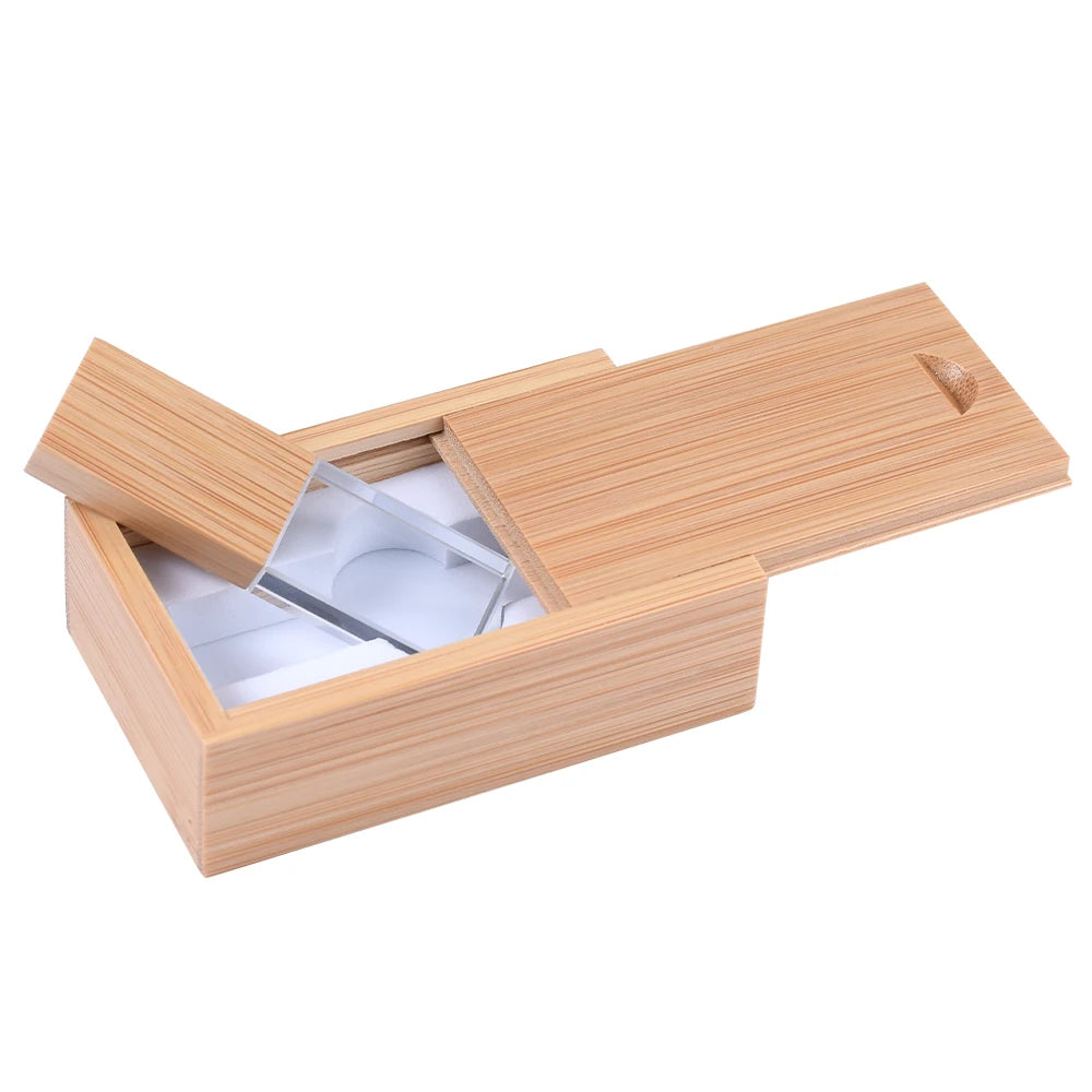 Wooden USB Flash Drive 8–128GB | Free Laser Engraving Logo