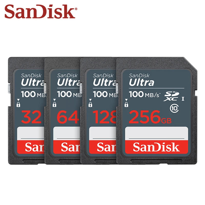SanDisk SD100 SDXC Card 100MB/s U3 V30 | Camera & Dashcam SD Memory Card PRIMED