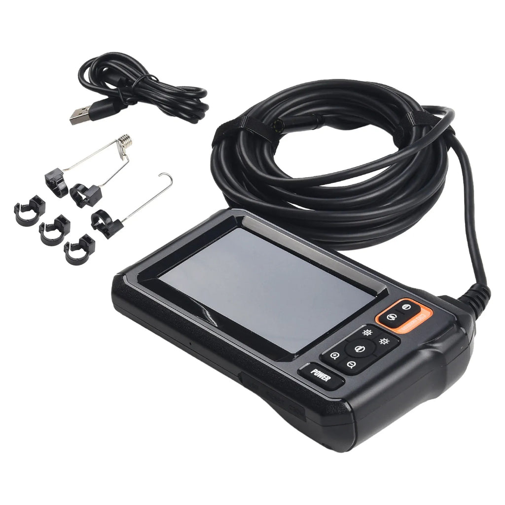 HpLive 1080P HD Borescope 4.3" Screen | 8mm Probe 5M Cable Inspection Camera PRIMED