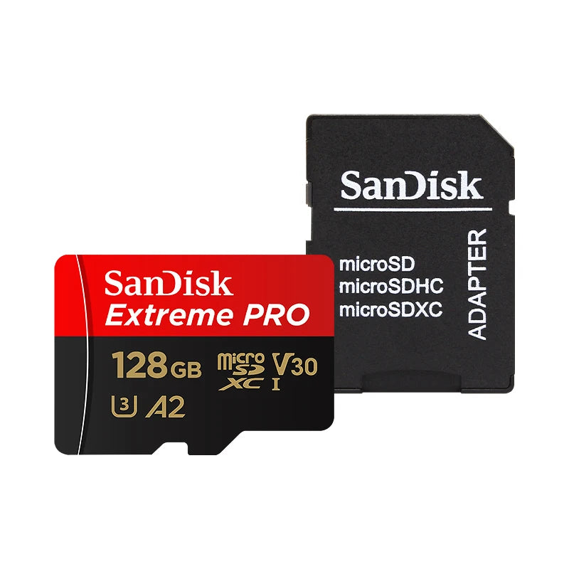 SanDisk Extreme Pro Micro SD Card 256GB 128GB 64GB 32GB A2 V30