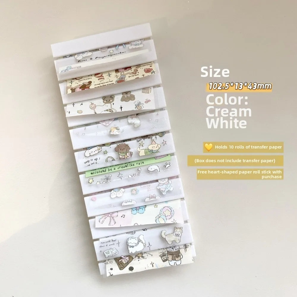 10-Grid Nail Foil Storage Box – 3D Printed Nail Art Organizer