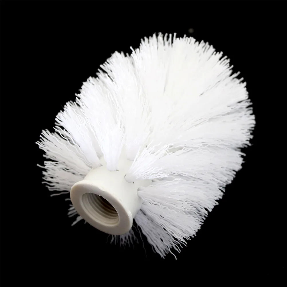 Replacement Toilet Brush Head 75×90mm White PP | Universal Fit