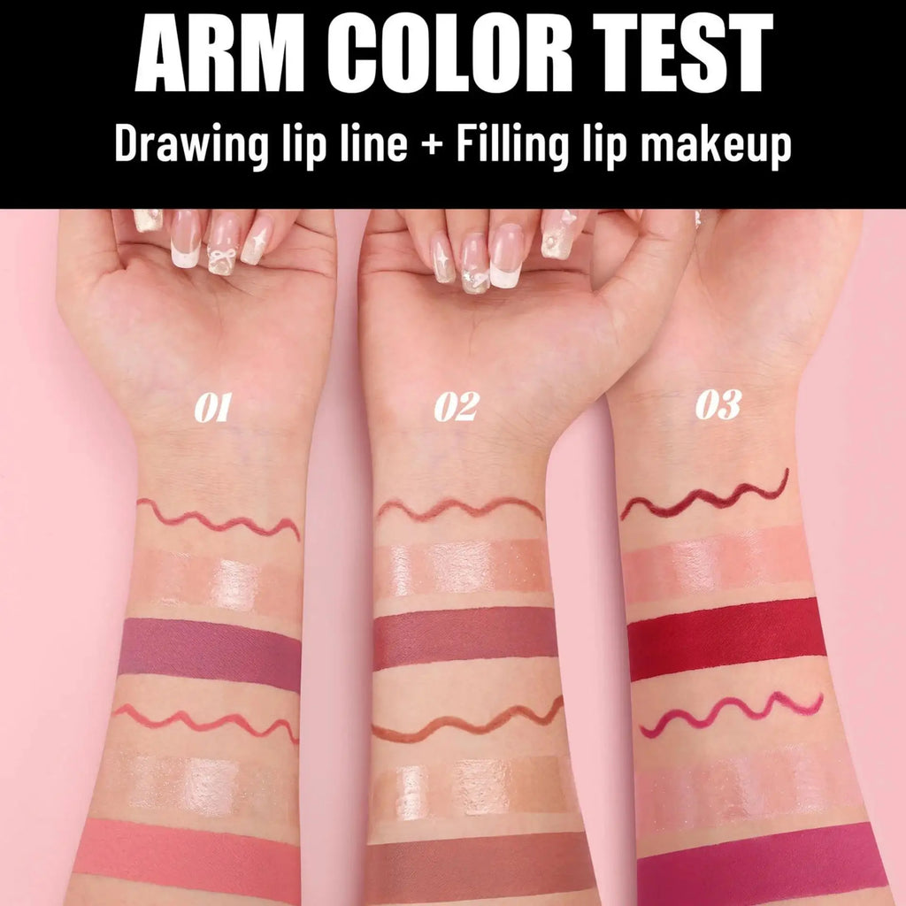 Handaiyan 6-Pc Matte Lipstick Set – Waterproof Long-Lasting Lip Makeup Set PRIMED
