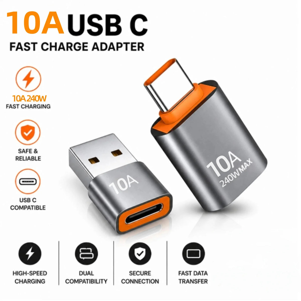 USB-A to USB-C OTG Adapter | USB 3.0 Type-C Converter USB OTG Adapter PRIMED