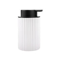 Foaming Soap Dispenser Bottle – Hand, Face & Shower Pump Foaming Soap Dispenser PRIMED white with black
