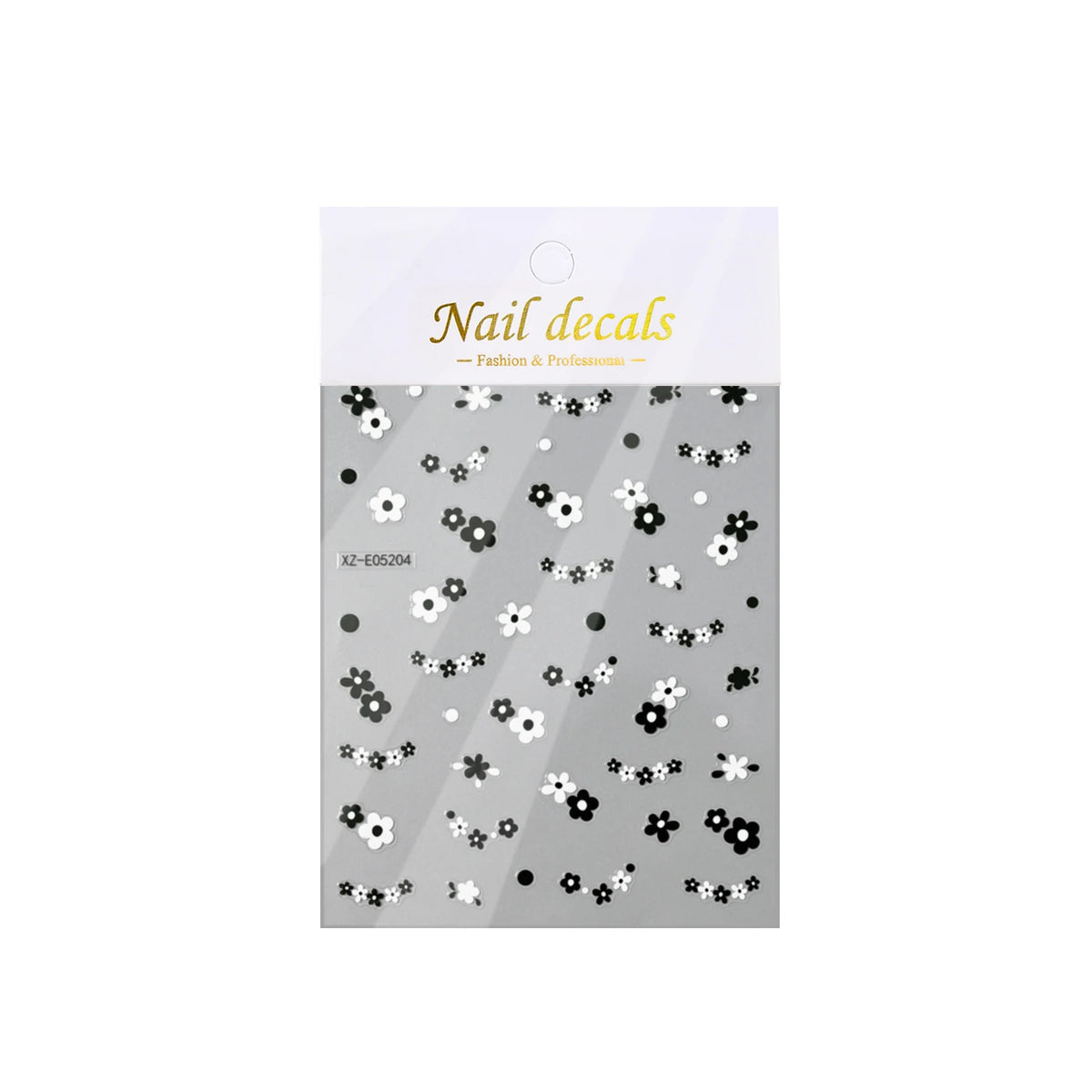 Piano Keys 5D Embossed Nail Art Stickers | DIY Manicure Decals