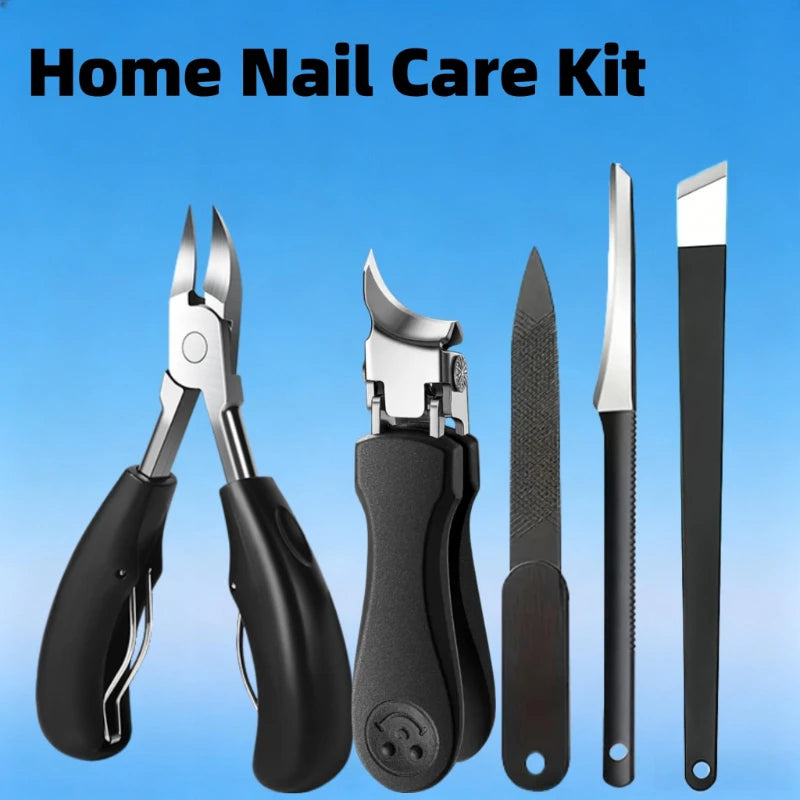 Stainless Steel Manicure & Pedicure Set – Nail Clippers & File Manicure Pedicure Set PRIMED