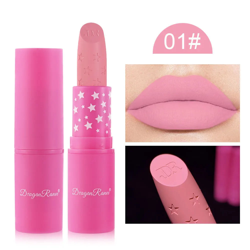 Dragon Ranee Matte Lipstick – Waterproof Long-Lasting Lip Stain Matte Lipstick PRIMED