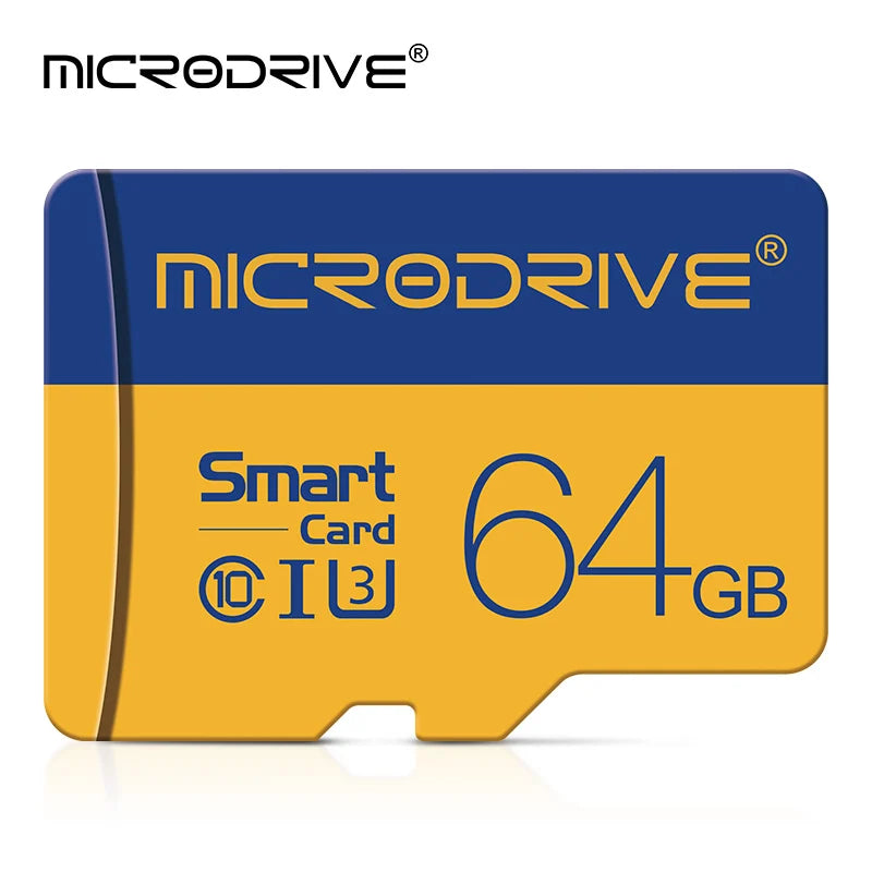 MicroDrive Micro SD Card Class 10 U3 V30 – Up to 512GB Micro SD Memory Card PRIMED 64GB