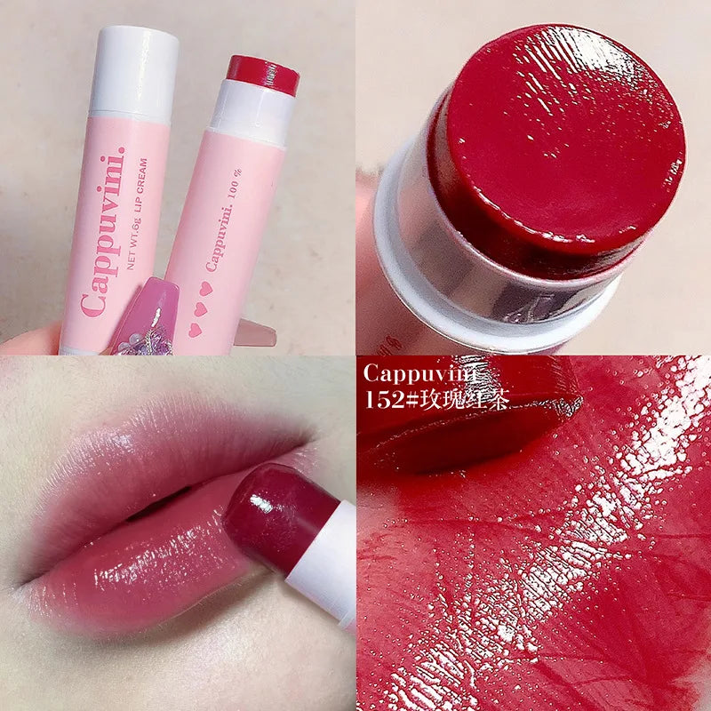 Cappuvini 3-Color Moisturizing Colored Lip Balm & Lipstick Colored Lip Balm PRIMED