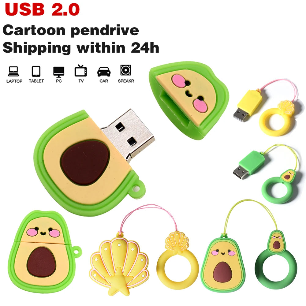JASTER Cute Cartoon USB Flash Drive 8–64GB | Kids Gift USB Flash Drive PRIMED