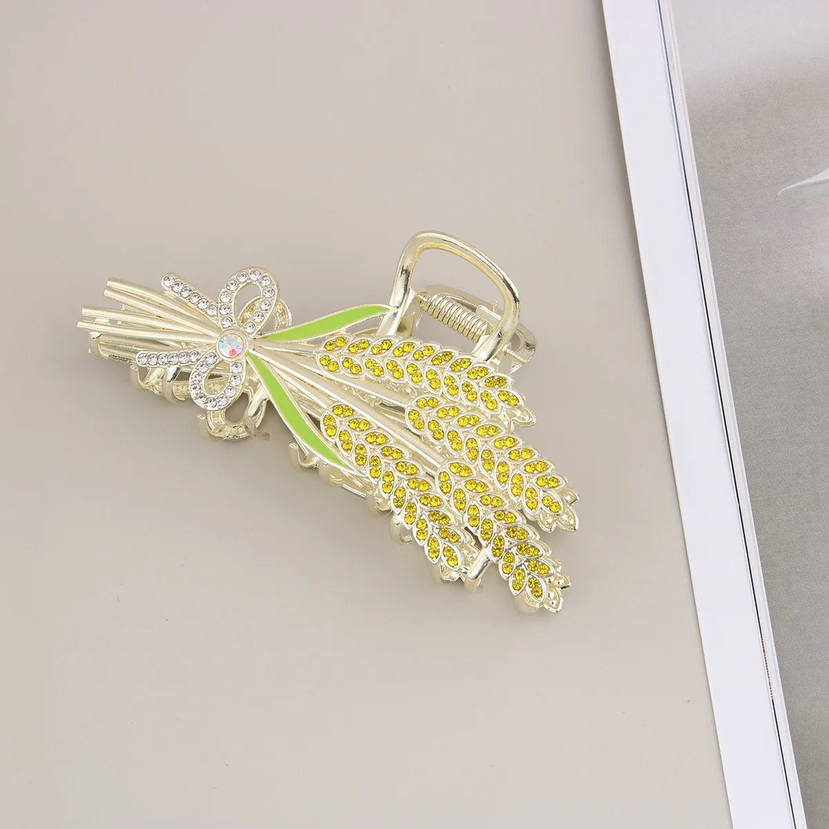 Rose Tulip Flower Claw Clip – Metal Shark Hair Clip Women