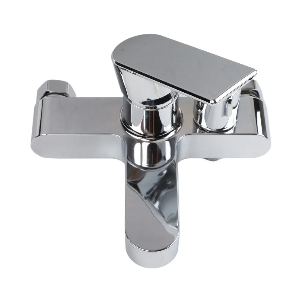 Solid Copper Shower Mixer Faucet | 3-Function, 15cm Mount