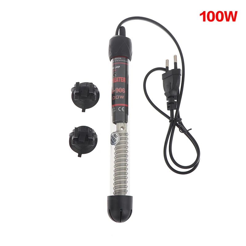Submersible Glass Aquarium Heater Rod 25–300W | EU Plug Aquarium Heater Rod PRIMED EU 100W