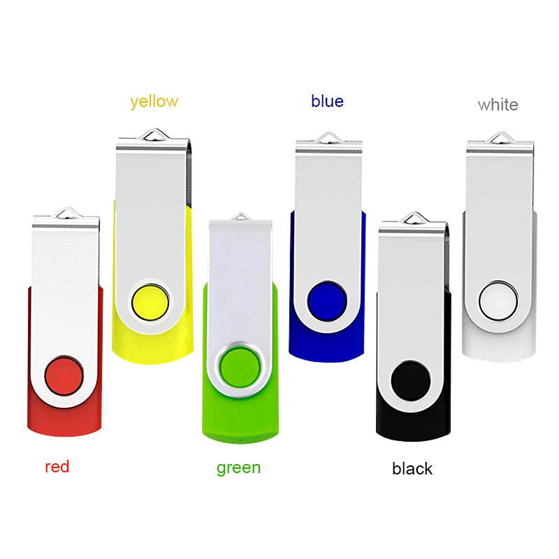USB 2.0 Flash Drive 4GB–128GB Waterproof Metal Memory Stick USB Flash Drive PRIMED