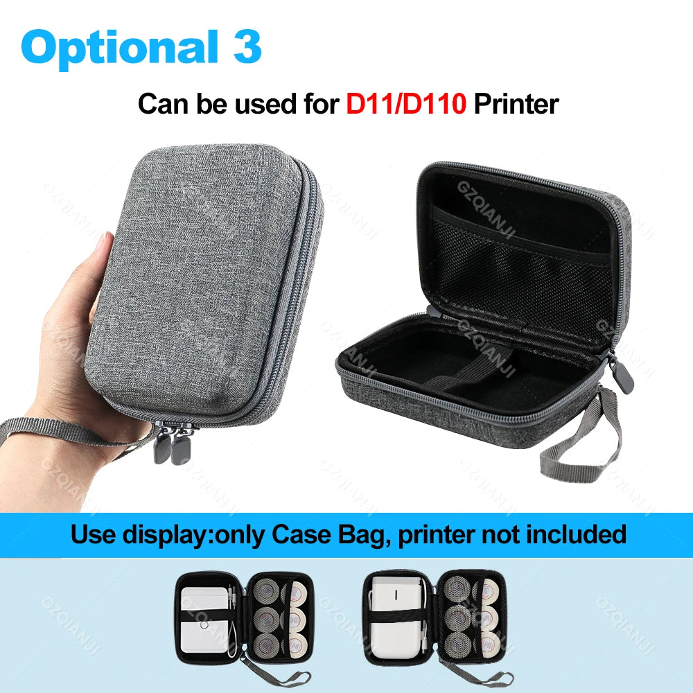 NIIMBOT Thermal Label Rolls – Waterproof D11 D110 D101 Stickers Thermal Label Rolls PRIMED Grey Bag for D11