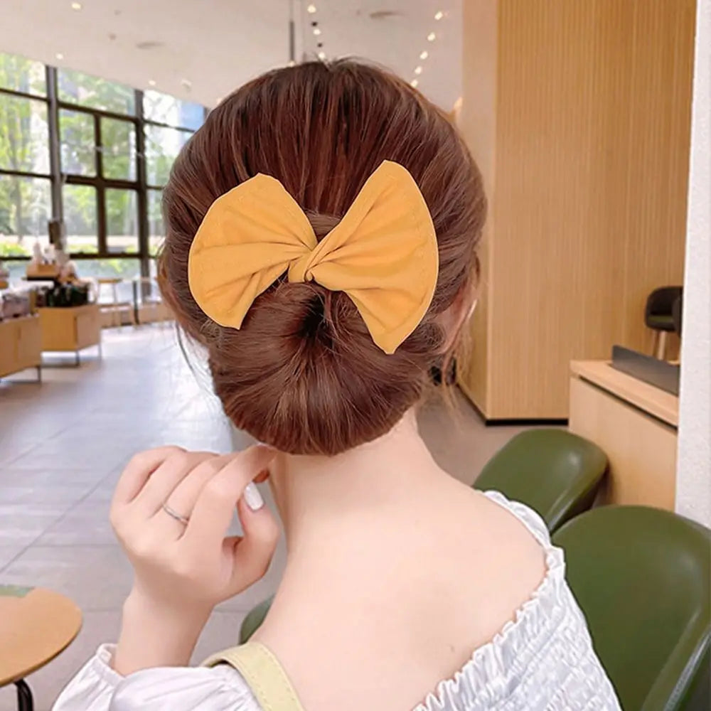 Multicolor Cloth Hair Band Bun Maker & Headband for Women Hair Bun Maker PRIMED