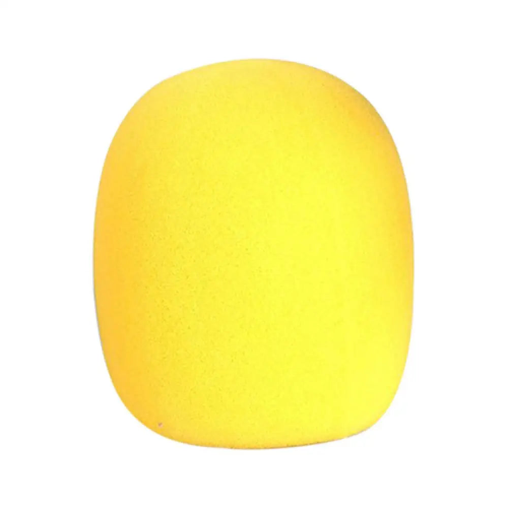 Foam Ball Mic Windscreen – Thickening Sponge Cover 5 Colors Mic Windscreen PRIMED Yellow
