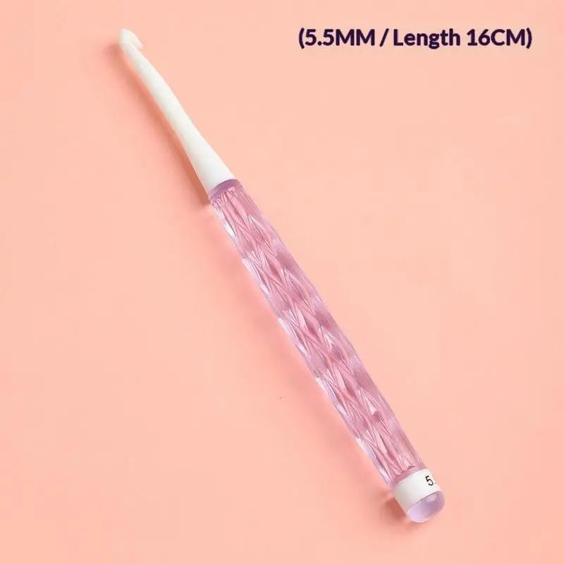 Ergonomic Crochet Hook Set 8 Sizes 2mm–6mm | ABS DIY Kit