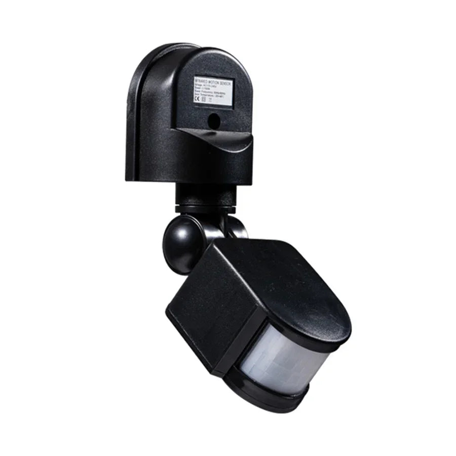 PIR Motion Sensor Light Switch – Indoor & Outdoor Wall Mount Motion Sensor Switch PRIMED Black