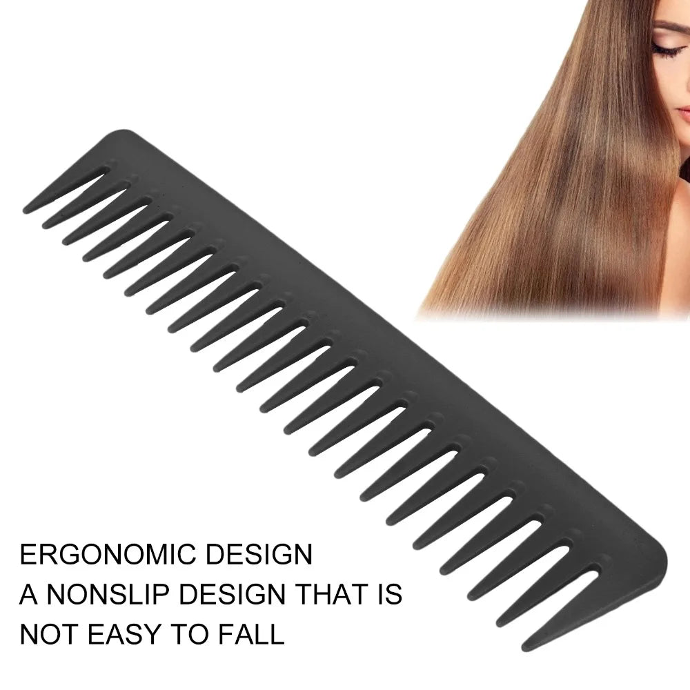 2-Pack Wide Tooth Detangling Comb for Curly & Thick Hair