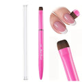 3-in-1 Nail Art Brush | Gel Cleaning & Drawing Manicure Tool