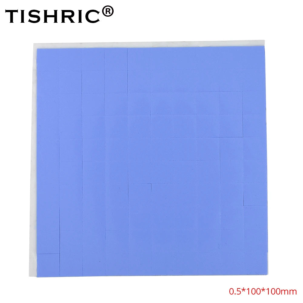 TISHRIC Thermal Pad 0.5–2mm | CPU GPU Heatsink Silicone Sheet