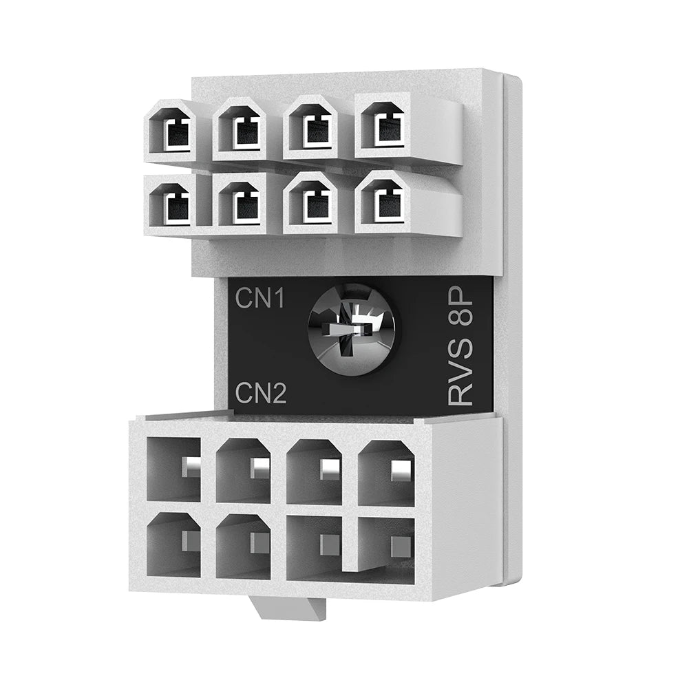 180° 8-Pin GPU PCIE Power Adapter – Fireproof Angled Connector GPU Cable Adapter PRIMED as show