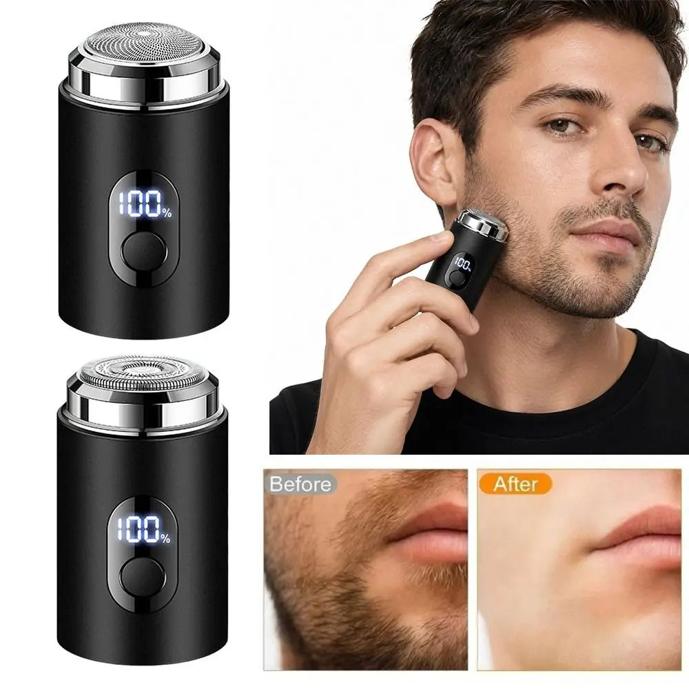 Type-C Electric Shaver Men – LED Display, Wet & Dry Travel