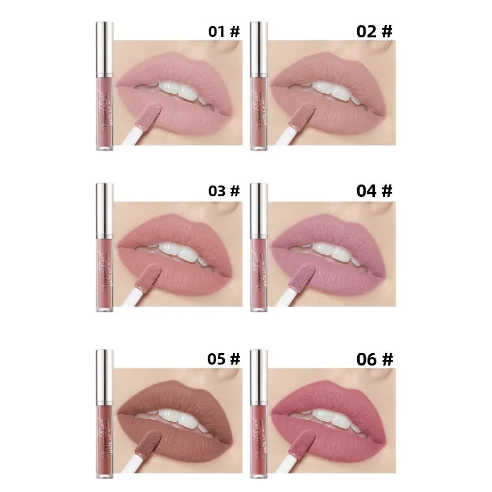 Dragon Ranee Velvet Matte Lip Gloss Set – 10pc Waterproof Matte Lip Gloss Set PRIMED