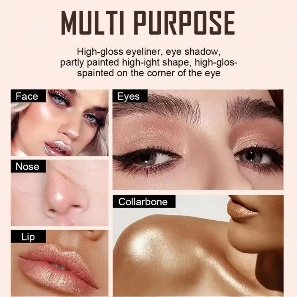 SAM SUGAR 2-in-1 Shimmer Eyeshadow Highlighter Dual Tip Pen