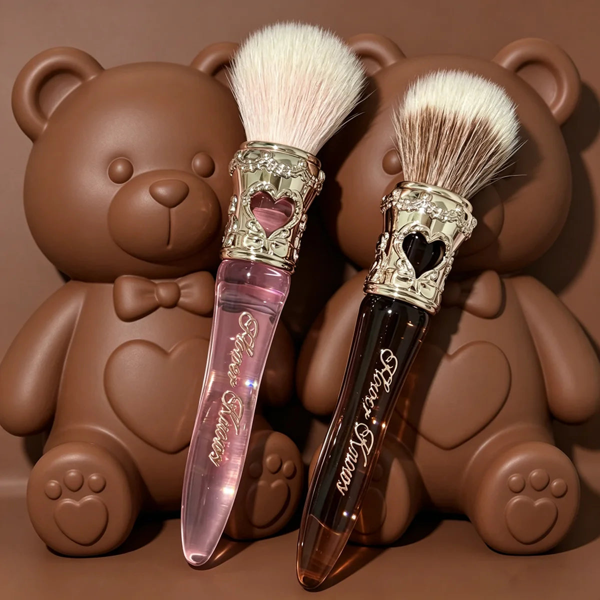 Flower Knows Sweetie Bear Rounded Blush Brush – Soft Fluffy