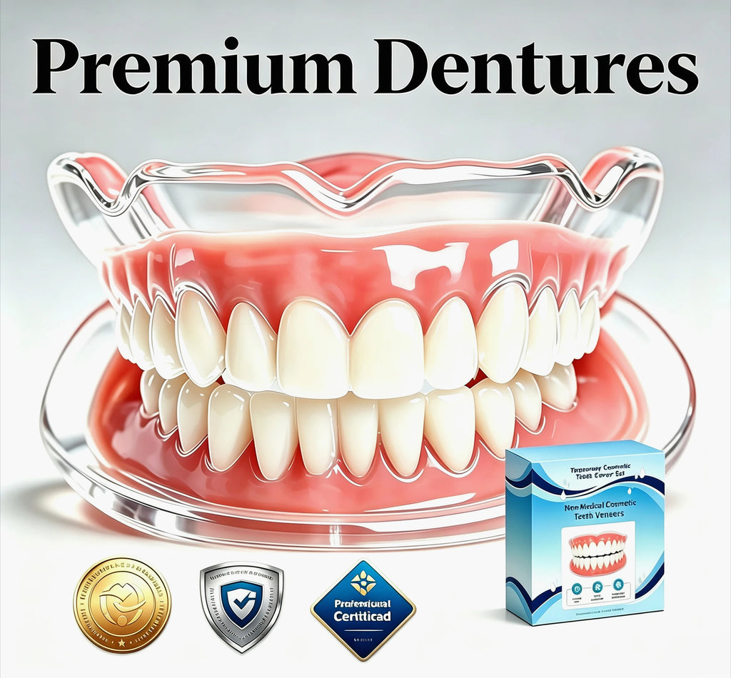 Soft Silicone Cosmetic Teeth Veneers Kit for Men & Women Cosmetic Teeth Veneers PRIMED