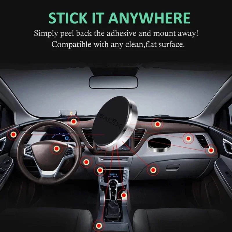 Universal Magnetic Phone Car Mount – Dashboard & Wall Holder PRIMED