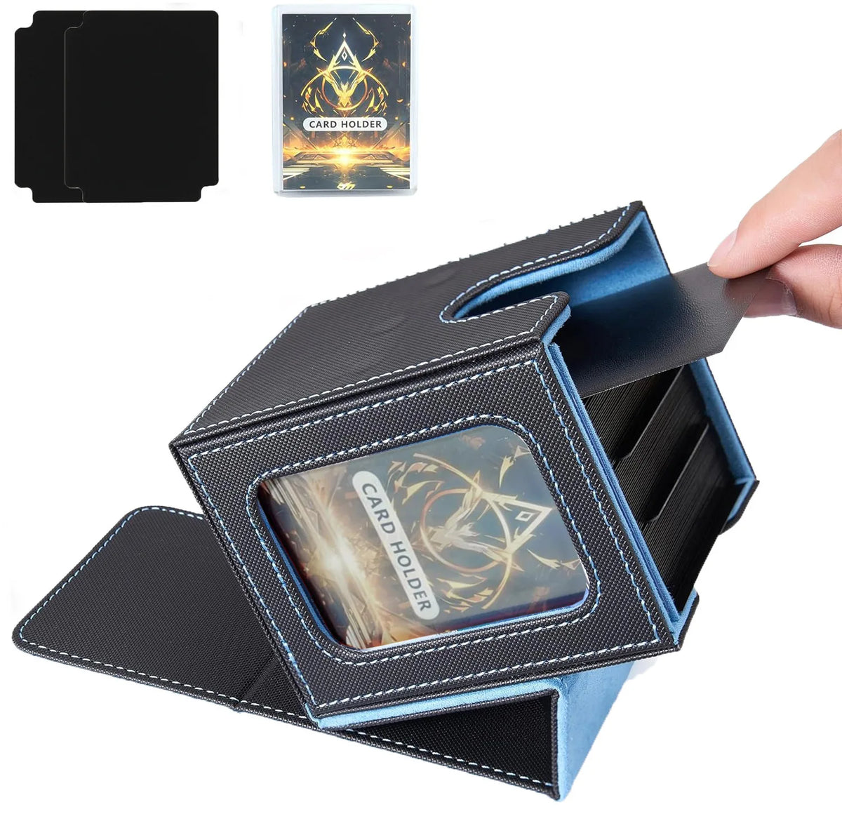 MTG Commander Deck Box – Holds 100+ Double-Sleeved Cards Card Deck Box PRIMED 2