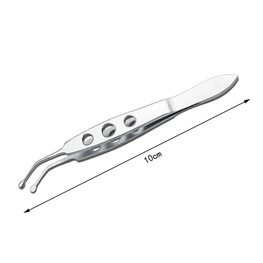 Stainless Steel Eyelid Massage Forceps | Meibomian Compressor