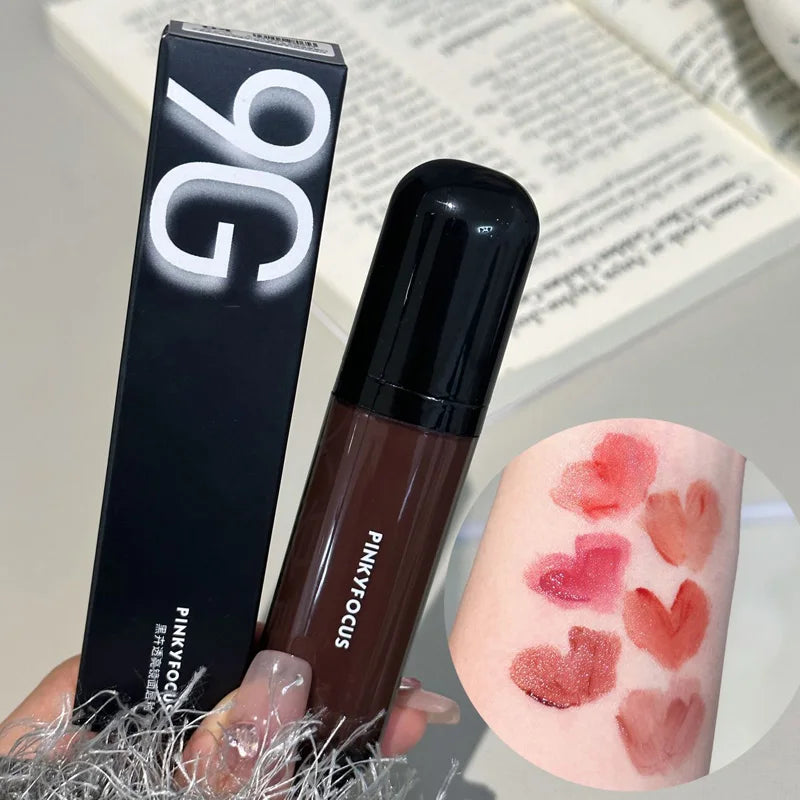 Red Brown Mirror Lip Glaze – Pigmented Liquid Lipstick 9g