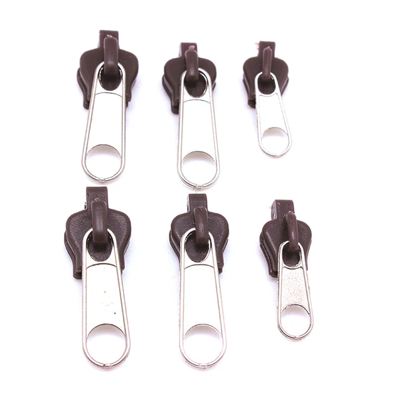 6-Piece Universal Zipper Repair Kit – DIY Zip Slider Set