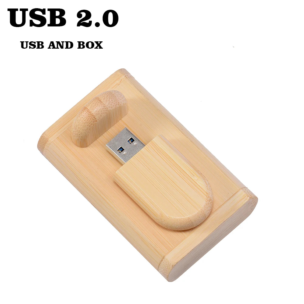 Wooden Box USB Flash Drive 4–64GB | Wedding Photography Gift USB Flash Drive PRIMED