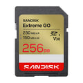 SanDisk Extreme GO SD Card UHS-I V30 | 32GB–256GB | 4K UHD SD Memory Card PRIMED 256GB