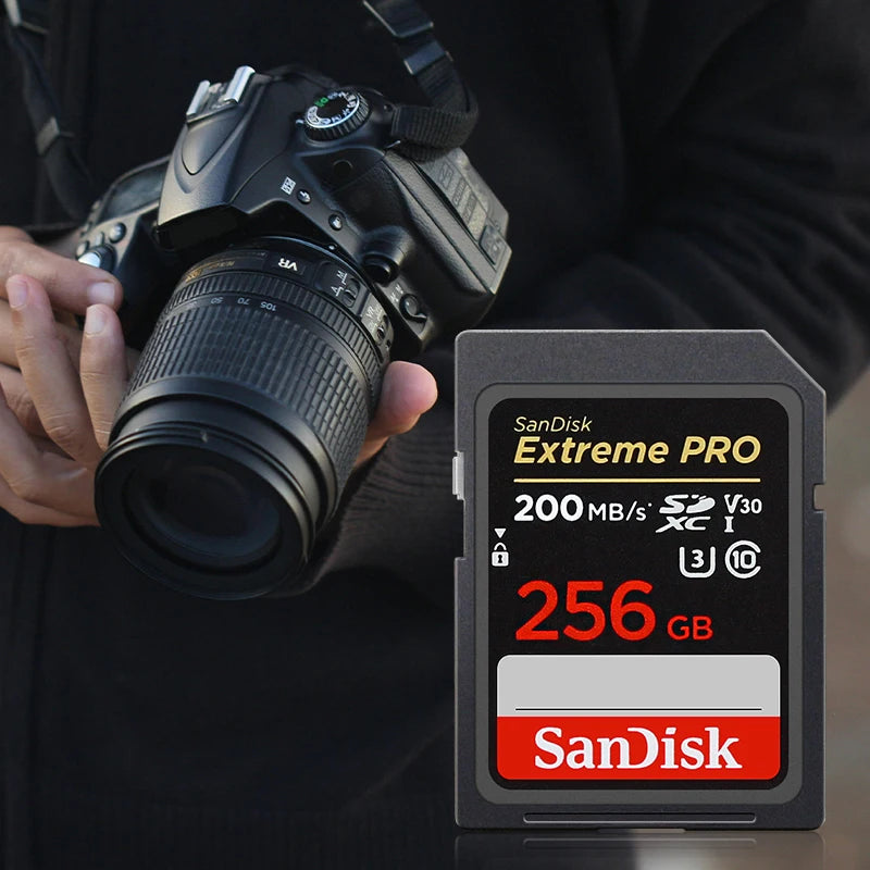 SanDisk Extreme PRO UHS-I SD Card 32GB–1TB | Up to 200MB/s