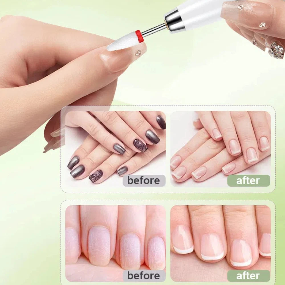Electric Nail Drill Machine – Manicure Polisher & Sanding Bits Electric Nail Drill PRIMED