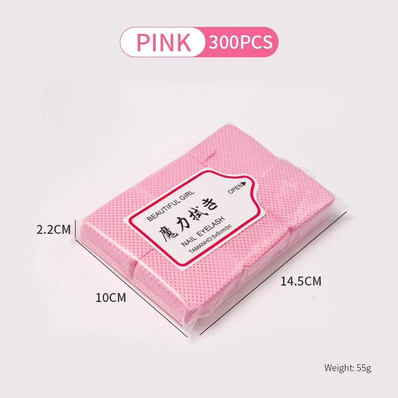 Lint-Free Nail Wipes Cotton Pads 200/300/600 Pcs | JEARLYU