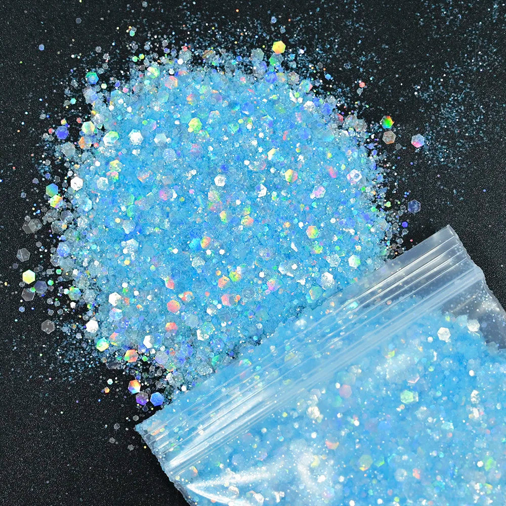 Mermaid Nail Art Glitter 50g – Chameleon Hexagon Sequins