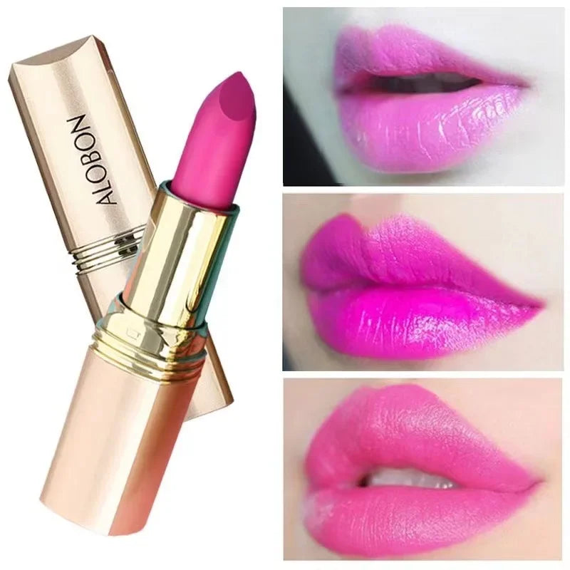 10-Color Matte Velvet Lipstick – Waterproof 24H Long-Lasting