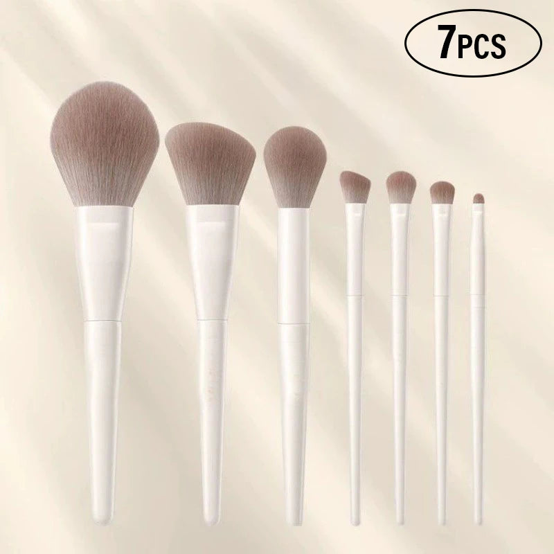 Cloud Porcelain Makeup Brush Set 7/10/12 Pcs | Professional Kit