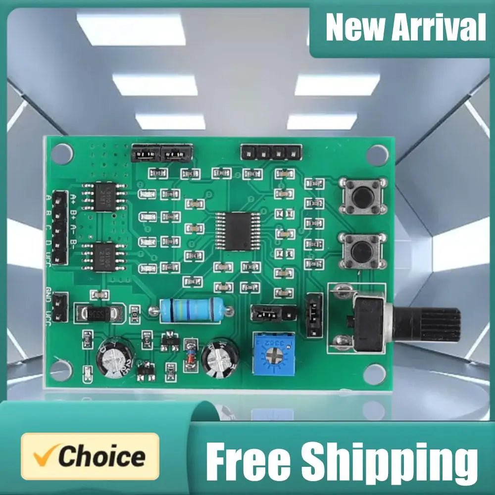 Stepper Motor Speed Controller Driver Board DC 5V–12V DIY Motor Driver Board PRIMED as show